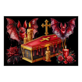 Vampire Bats Perfect Poster