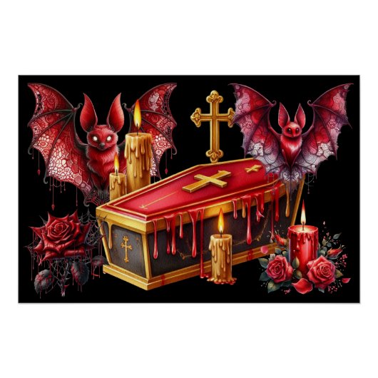 Vampire Bats Perfect Poster (Voorkant)