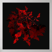 Vampire Bats Red Poster (Voorkant)