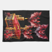 Vampire Bats Theedoek (Horizontaal)