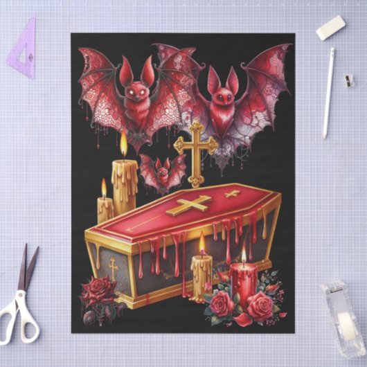 Vampire Bats Tissuepapier (Craft)