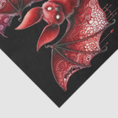 Vampire Bats Tissuepapier (Detail)