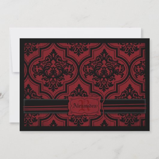Vampire Birthday Card Kaart (Voorkant)