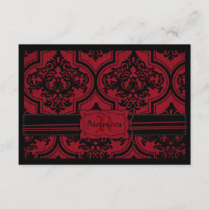 Vampire Birthday RSVP-kaart RSVP Kaartje