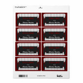 Vampire Bite Halloween Baking Labels (Full Sheet)