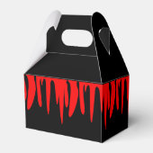 Vampire Bloed Lippen Halloween Verjaardagsfeest Bedankdoosjes (Achterkant)