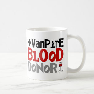 Vampire bloeddonor koffiemok