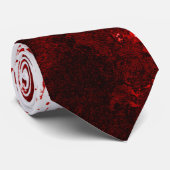 Vampire Bloeddruppel Crimson Red Mannen Stropdas (Opgerold)