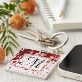 Vampire Bloeddruppel Crimson Red Sleutelhanger (Voorkant Rechts)