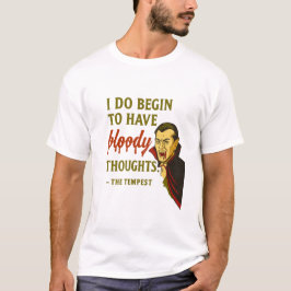 Vampire Bloederige Gedachten T-shirt
