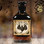 Vampire Blood Pure Extract: Verhoog uw Halloween Likeurfles Etiket