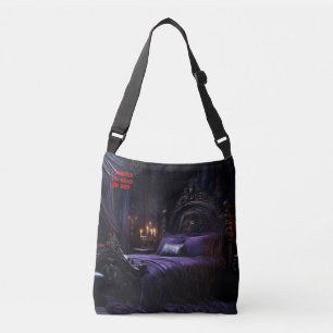 Vampire Book Club Dark Romance Naam toevoegen Gesc Crossbody Tas