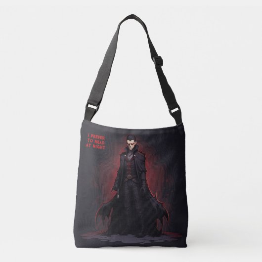 Vampire Book Club Dark Romance Novel Naam toevoege Crossbody Tas (Voorkant)