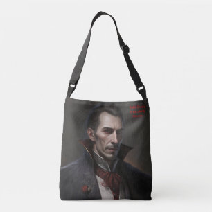 Vampire Book Club Dark Romance Paperback Naam toev Crossbody Tas