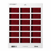 Vampire Bride Adres Etiket B (Full Sheet)