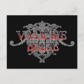 Vampire Bride Briefkaart (Voorkant)