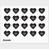 Vampire Bride Heart Sticker (Vel)