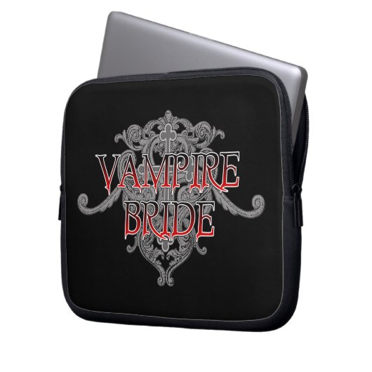 Vampire bride-laptoptas laptop sleeve (Voorkant Links)