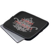 Vampire bride-laptoptas laptop sleeve (Voorkant onderkant)