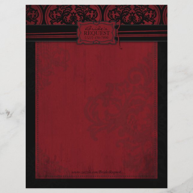 Vampire Bride Letter Head (Voorkant)