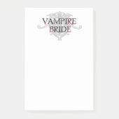 Vampire Bride Post-it® Notes (Voorkant)