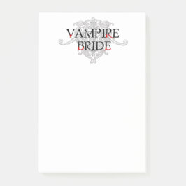 Vampire Bride Post-it® Notes