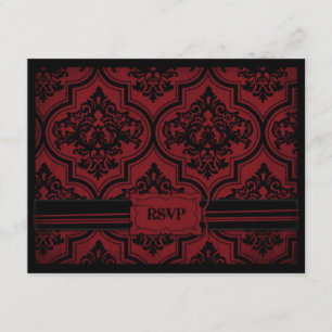 Vampire Bride RSVP-kaart A RSVP Kaartje