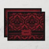 Vampire Bride RSVP-kaart A RSVP Kaartje (Voorkant / Achterkant)