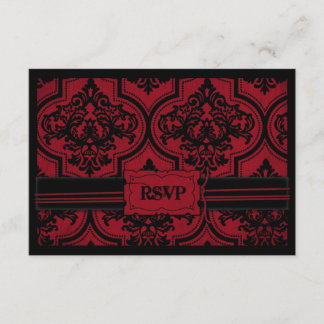 Vampire Bride RSVP-kaart B3 RSVP Kaartje