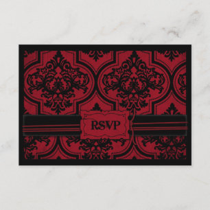 Vampire Bride RSVP-kaart B RSVP Kaartje