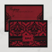 Vampire Bride RSVP-kaart B RSVP Kaartje (Voorkant / Achterkant)
