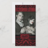 Vampire Bride SD-fotokaart Save The Date (Voorkant)