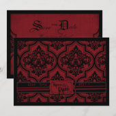 Vampire Bride SD-kaart Save The Date (Voorkant / Achterkant)