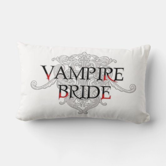 Vampire Bride Sierkussen Kussen (Achterkant)