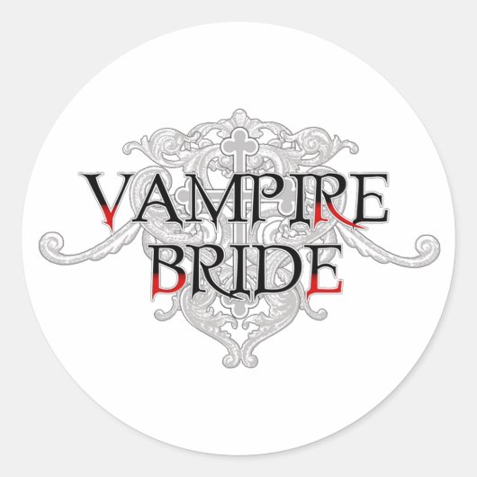 Vampire Bride Sticker (Voorkant)