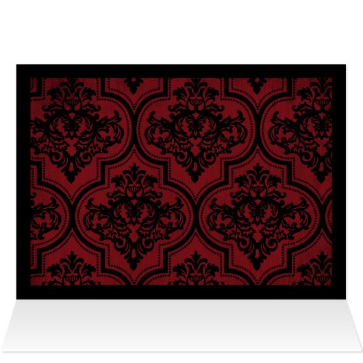 Vampire Bride Table Card (Binnen Horizontaal (Boven))