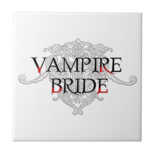 Vampire Bride Tegel Tegeltje (Voorkant)