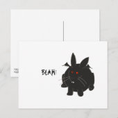 Vampire Bunneh Briefkaart (Voorkant / Achterkant)