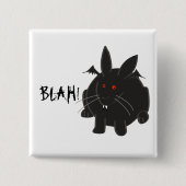 Vampire Bunneh Vierkante Button 5,1 Cm (Voorkant)
