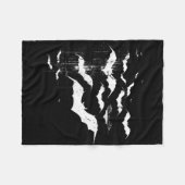 Vampire Byts Horror Spooky Enge Halloween Gothic A Fleece Deken (Voorkant (Horizontaal))