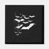 Vampire Byts Horror Spooky Enge Halloween Gothic A Magneet (Voorkant)