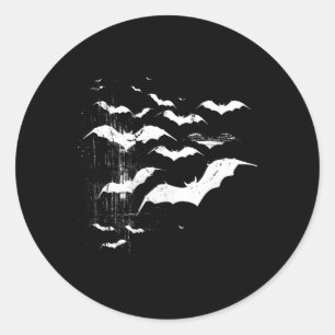 Vampire Byts Horror Spooky Enge Halloween Gothic A Ronde Sticker