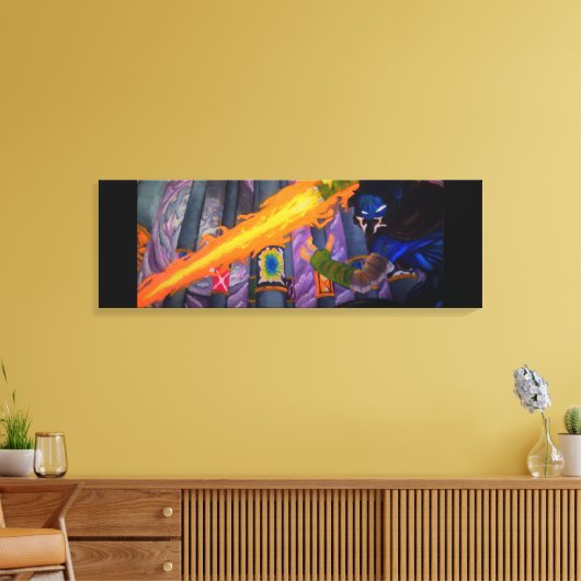 Vampire canvas afdrukken (Insitu (Woonkamer))