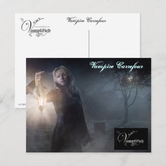 Vampire Carrefour Briefkaart (Voorkant / Achterkant)
