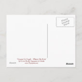 Vampire Cat Couple Gothic Cemetery Fantasy Art Pos Briefkaart (Achterkant)