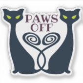 Vampire Cat Duo Sticker (Voorkant)