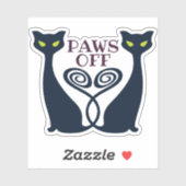 Vampire Cat Duo Sticker (Vel)