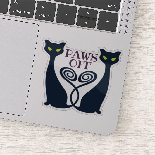 Vampire Cat Duo Sticker (Detail)