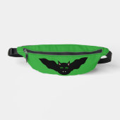 Vampire Cat Faced Bat Halloween Heuptasje (Voorkant)