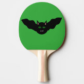 Vampire Cat Faced Bat Halloween Ping Pong Paddle Tafeltennisbatje (Achterkant)